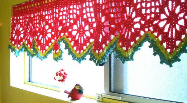 Cool 14 Crochet Kitchen Curtains 6 600x330 