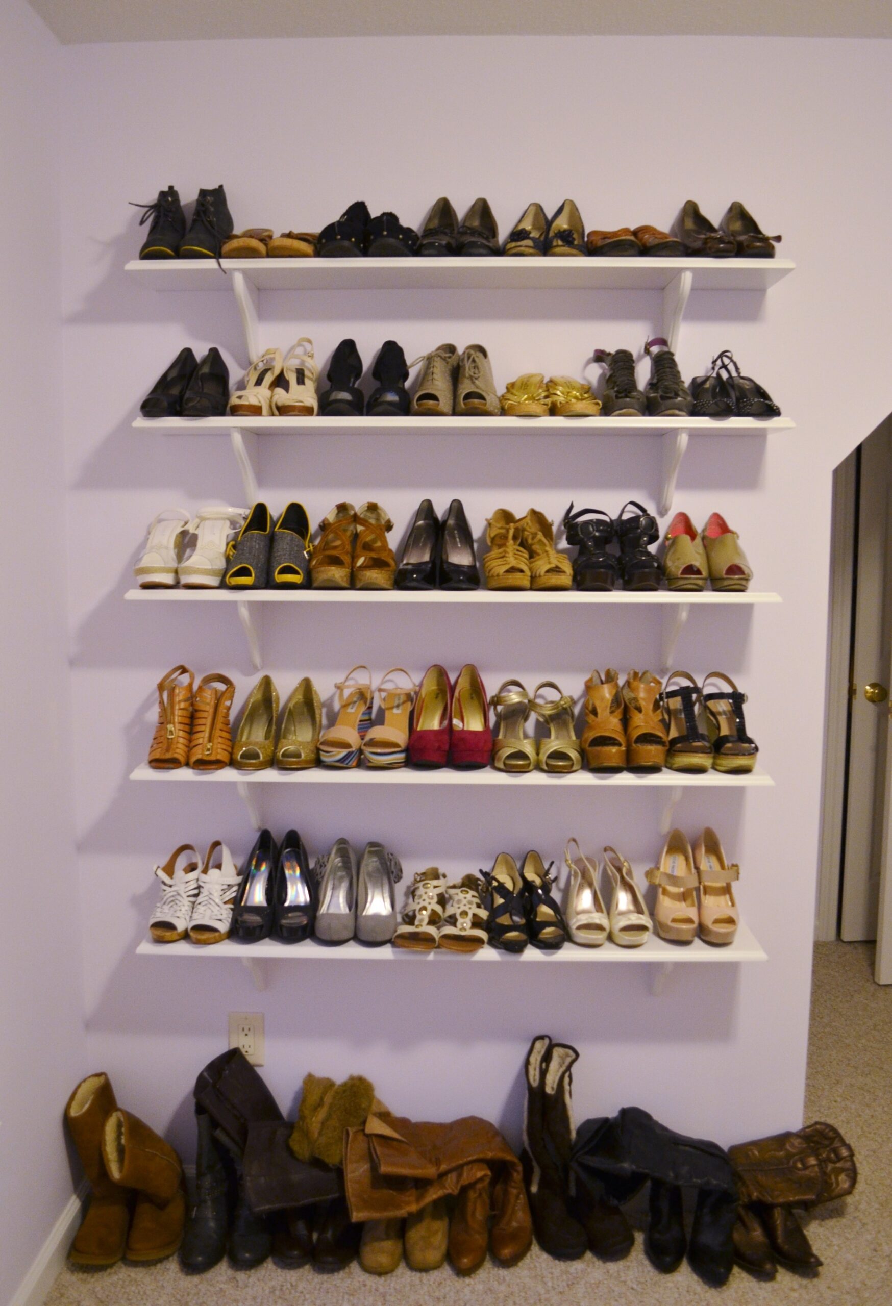 Master Shoe Racks for Closets wall mounted shoe racks for closets