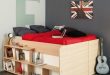 Stylish Parisot Space Up Double Bed - Childrens Funky Furniture - 1 childrens funky furniture