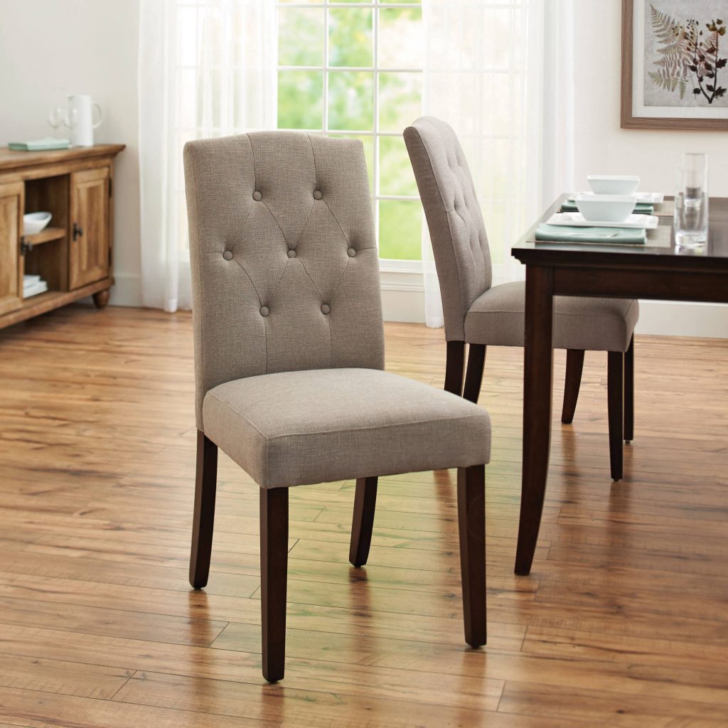 Unique Better Homes and Gardens Parsons Tufted Dining Chair, Taupe - Walmart.com parsons dining chairs