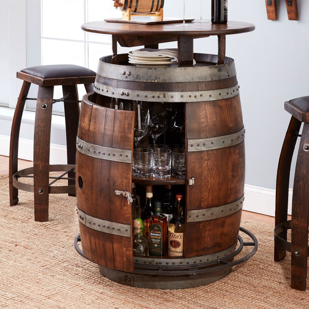 Cool Preparing Zoom wine barrel furniture