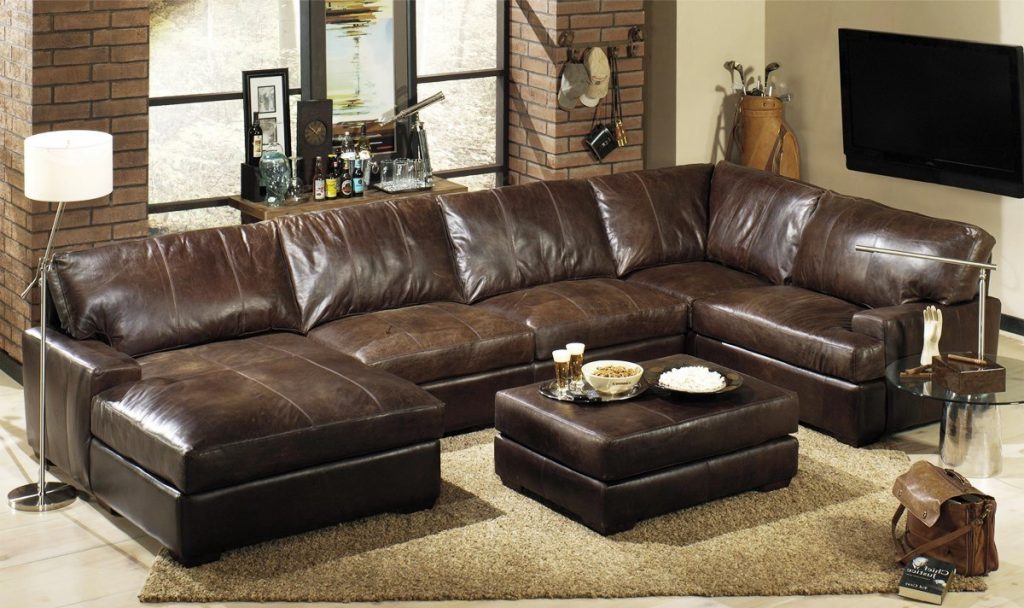 leather sectional sofas wonderful leather sectional sofa WJEHCRN