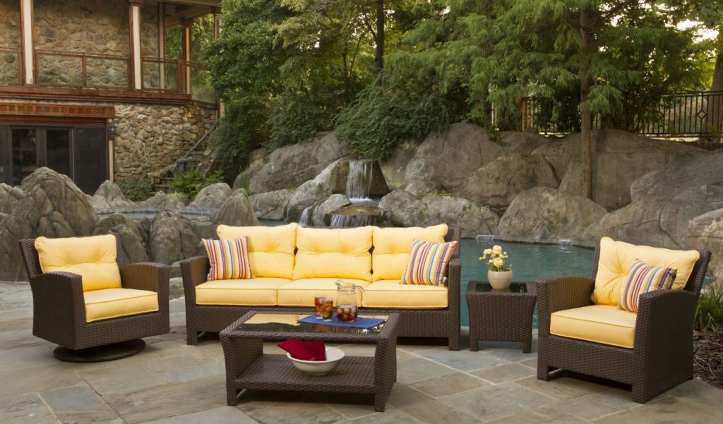 outdoor wicker furniture - patio sets MHQMJPX