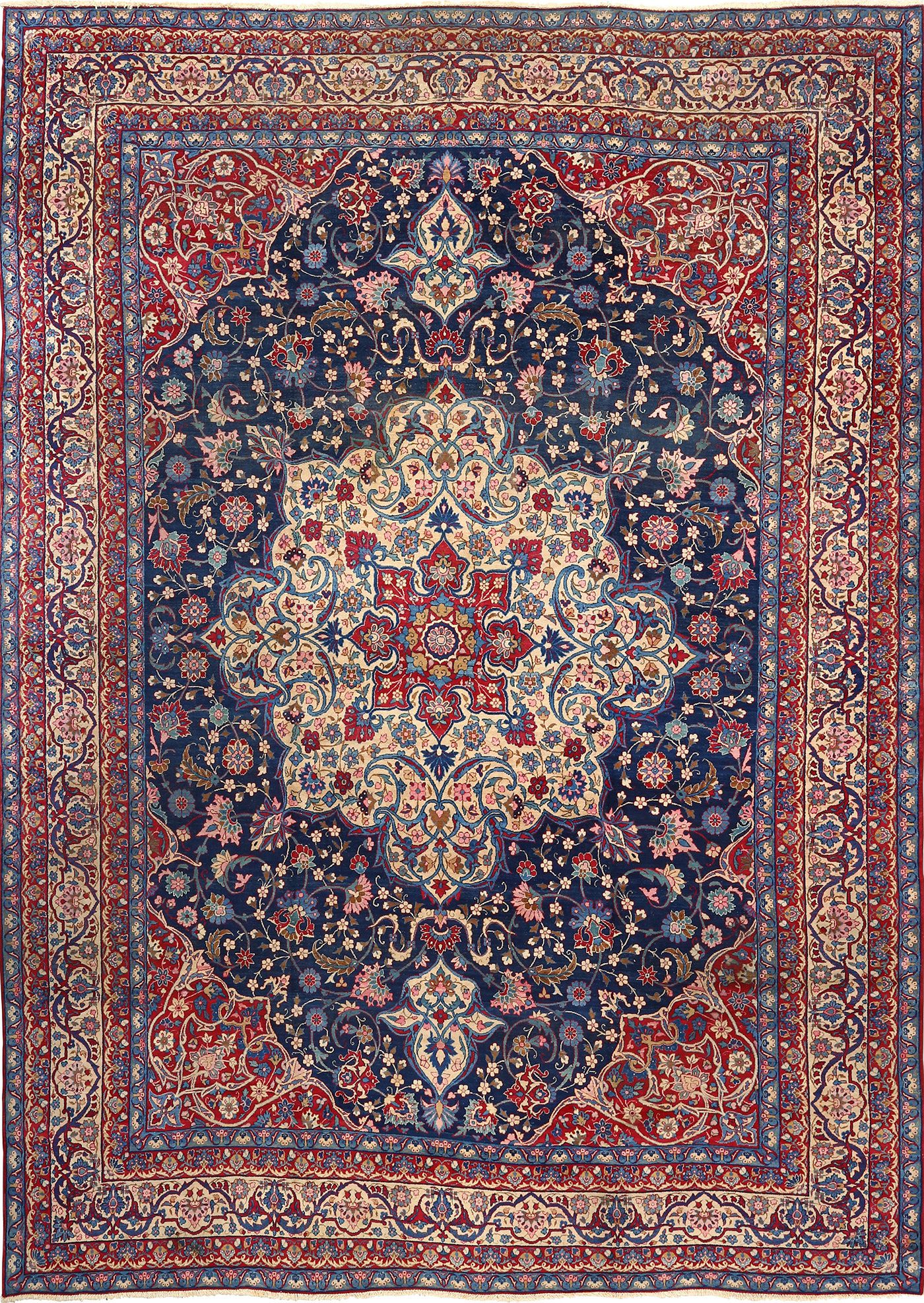 persian rugs antique blue bakground isfahan persian rug 51066 nazmiyal CFCVOTE