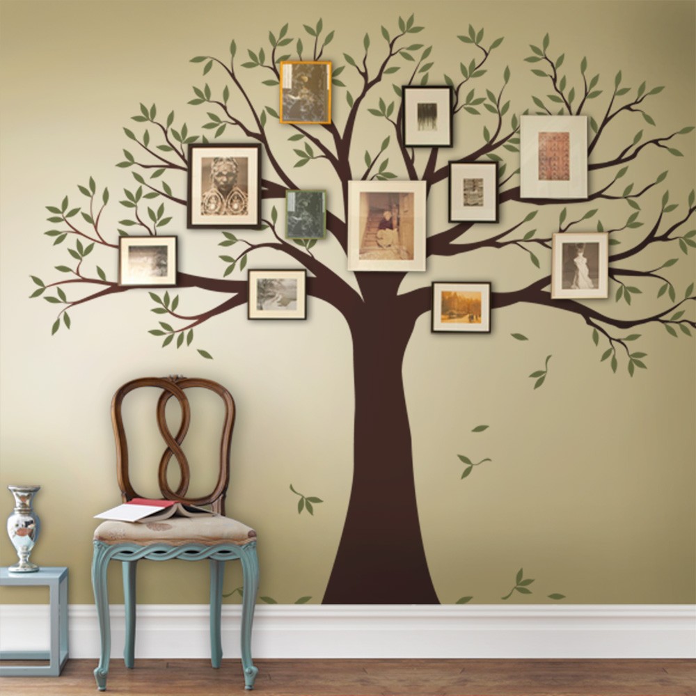 Tree Wall Stickers Bring Stunning Beauty to Your Home Interior ...