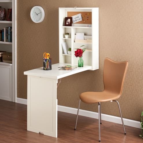 wall mounted table latitude run turrella wall-mounted floating desk u0026 reviews | wayfair AJBNXBW