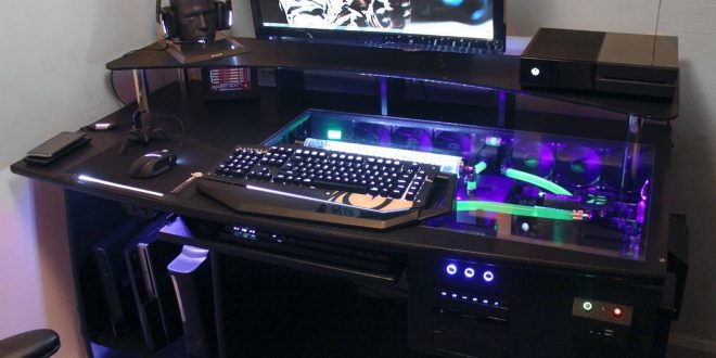 Custom gaming computer desk – all about gaming – darbylanefurniture.com