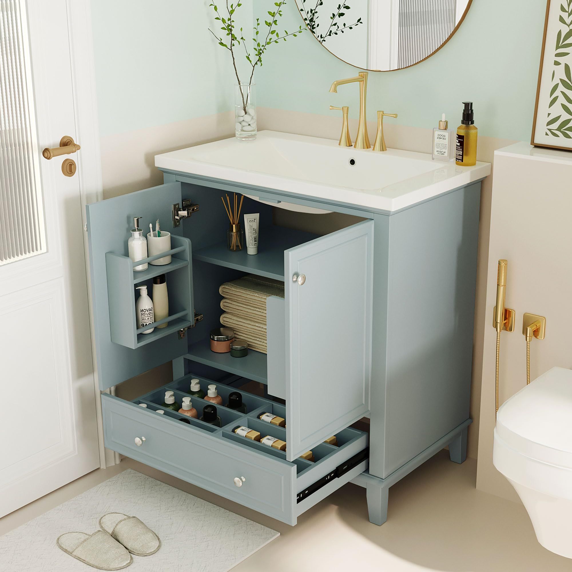 How to choose perfect bathroom
vanity  cabinets with tops ?