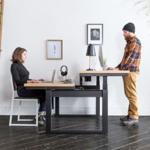 The Benefits of Using a Sit-Stand Desk in
the Workplace