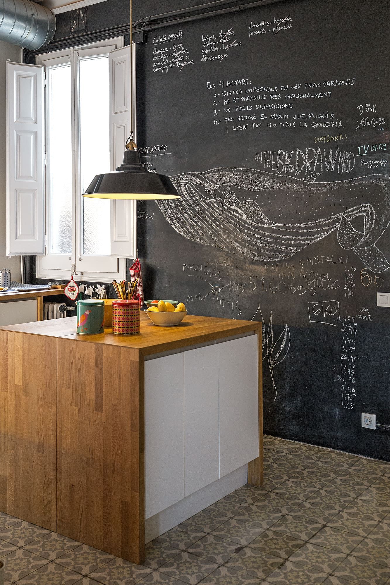 Creative Ideas for Your Kitchen
Chalkboard Wall