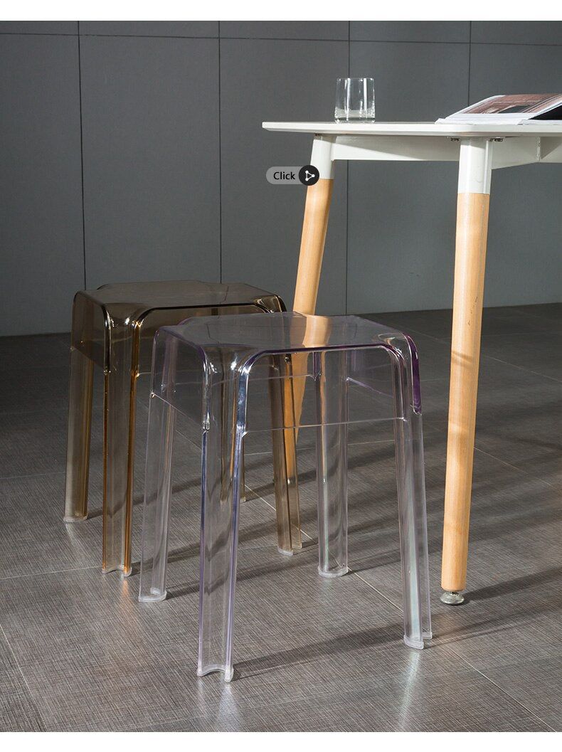 The Modern Touch: Ghost Chair Bar Stools
for Your Home