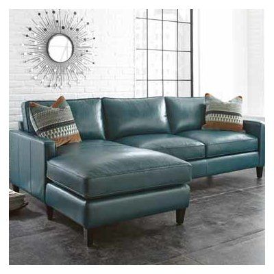 Elegant Teal Leather Sectional Sofa: A
Statement Piece for Your Living Room