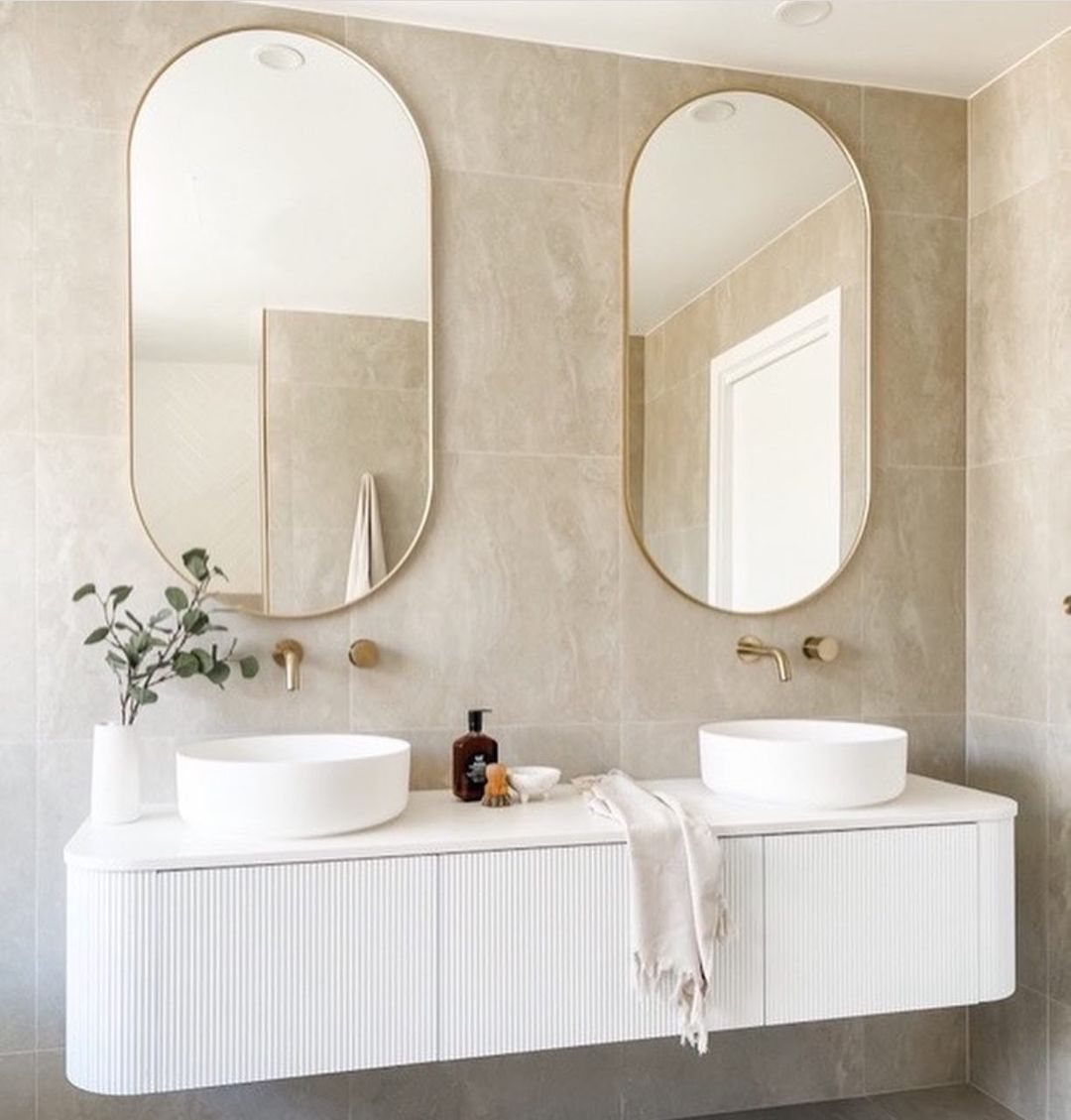 The Perfect Addition: Oval Mirror
Bathroom Inspiration