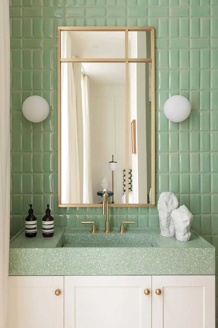 How to Install a Framed Bathroom Mirror