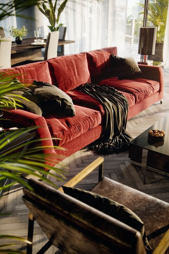 Feel the Passion: Styling Tips for a Red
Sofa