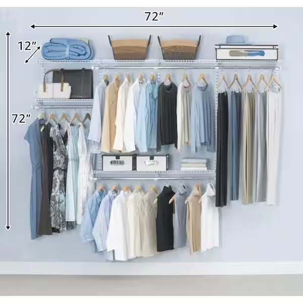 Organize Your Clothes with Rubbermaid
Closet Solutions