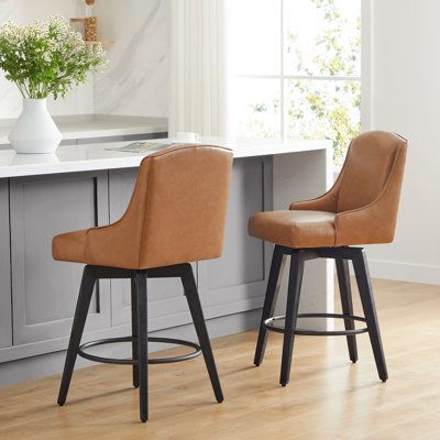 Finding Comfort and Style: Swivel Bar
Stools with Back and Arms