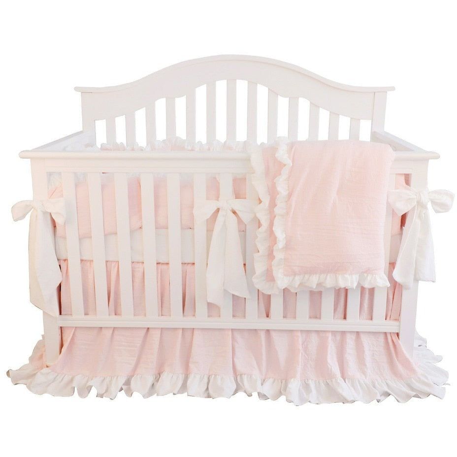 Gorgeous Baby Girl Crib Bedding Sets with
Bumper Included