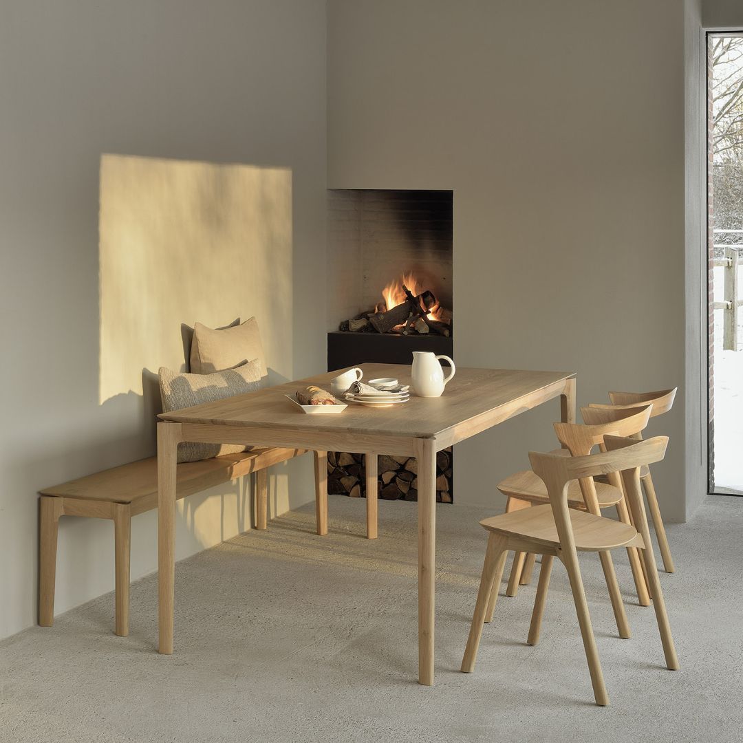 Elegant Solid Oak Dining Table and Chair
Set for Every Meal