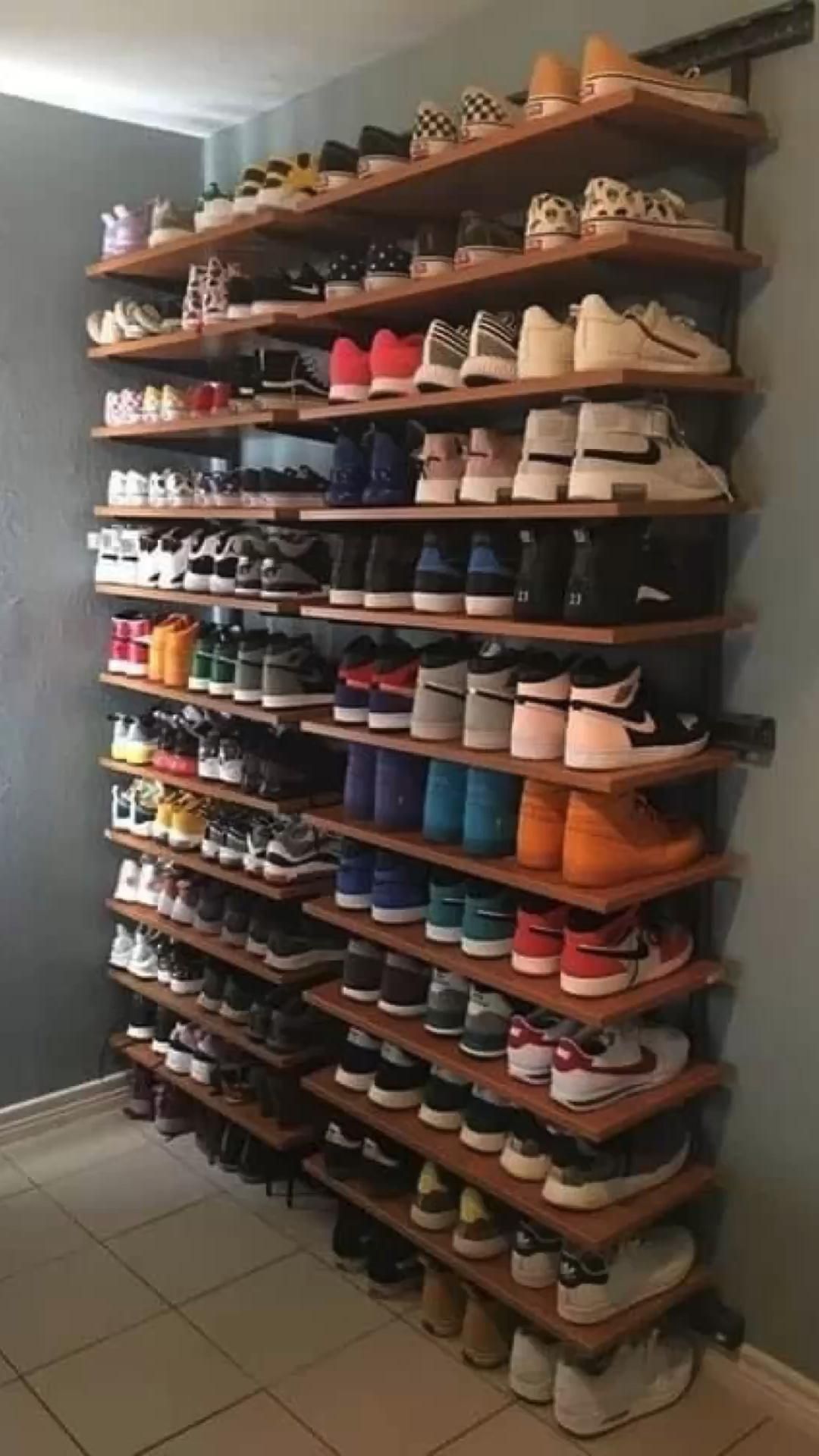 Maximizing Closet Space with Shoe Racks