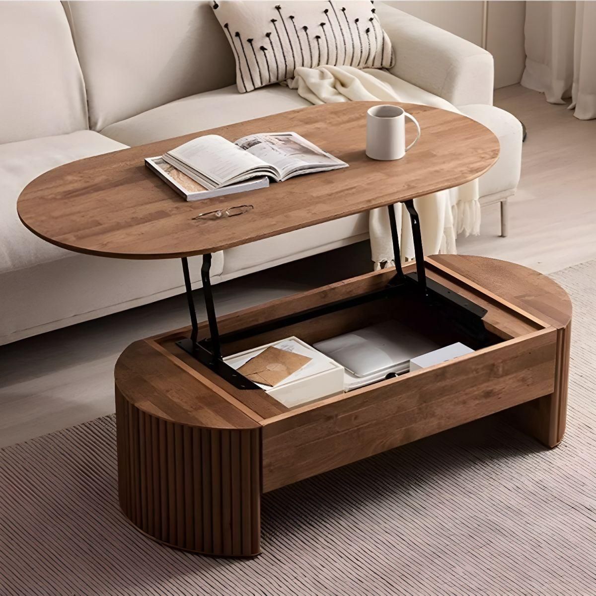 Maximizing Space: The Benefits of a Wood
Coffee Table with Storage