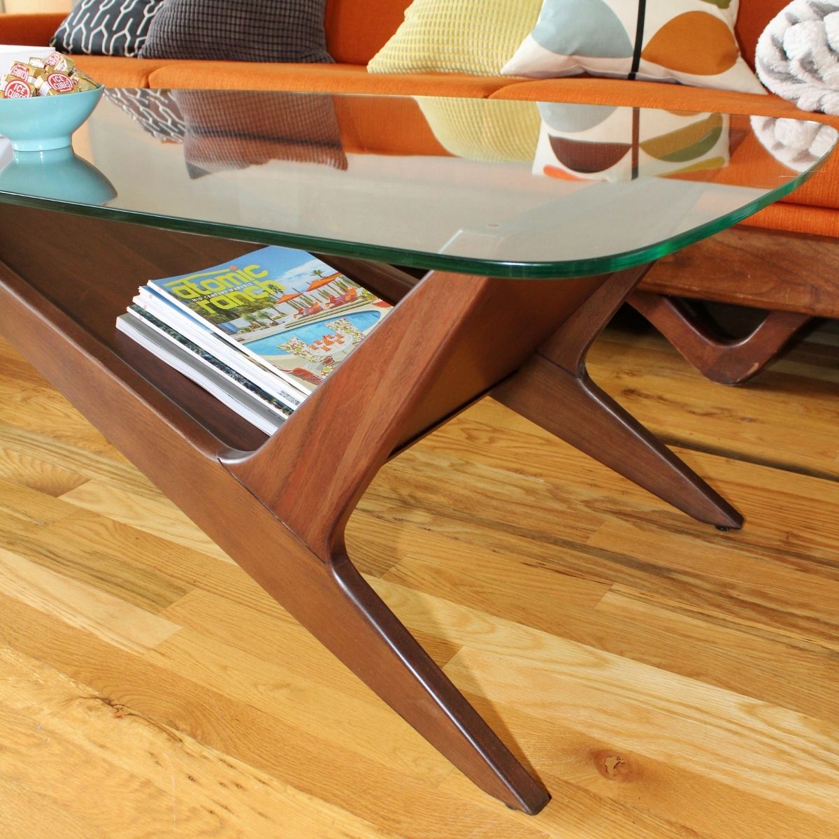 Upgrade Your Space with a Sleek Glass and
Wood Coffee Table