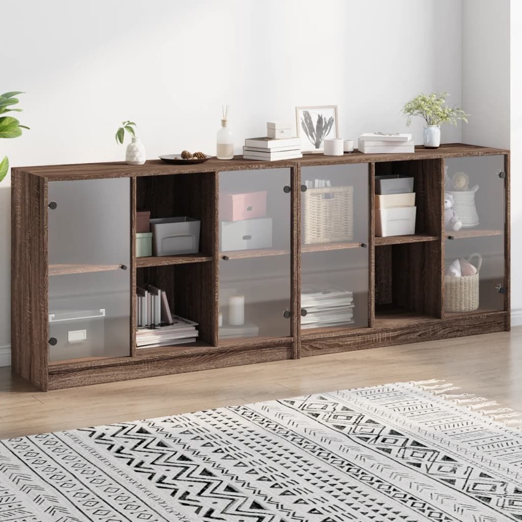 Elegant Wood Bookcase with Glass Door: A
Stylish Storage Solution