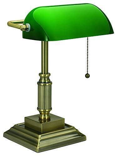 Illuminate Your Workspace: The Timeless
Elegance of a Banker’s Desk Lamp with Green Glass Shade