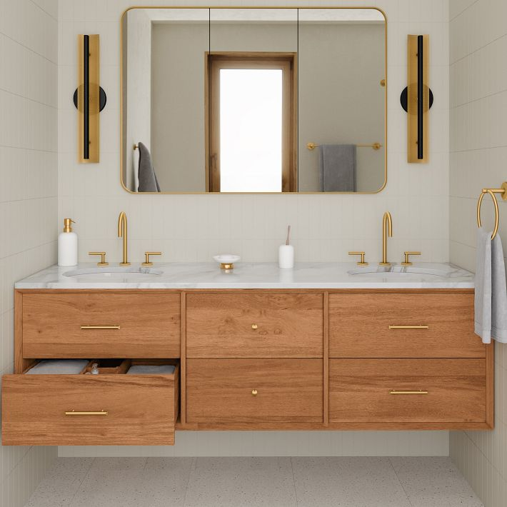 Maximizing Space with a Double Sink
Bathroom Vanity Top