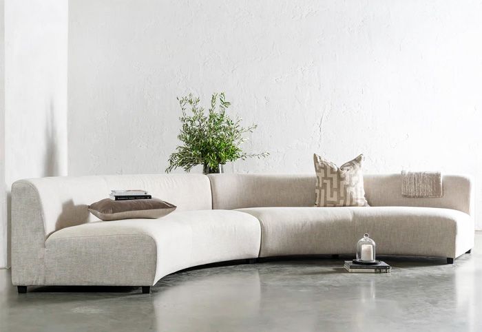 Stylish Solutions: Curved Sofas for Small
Living Spaces