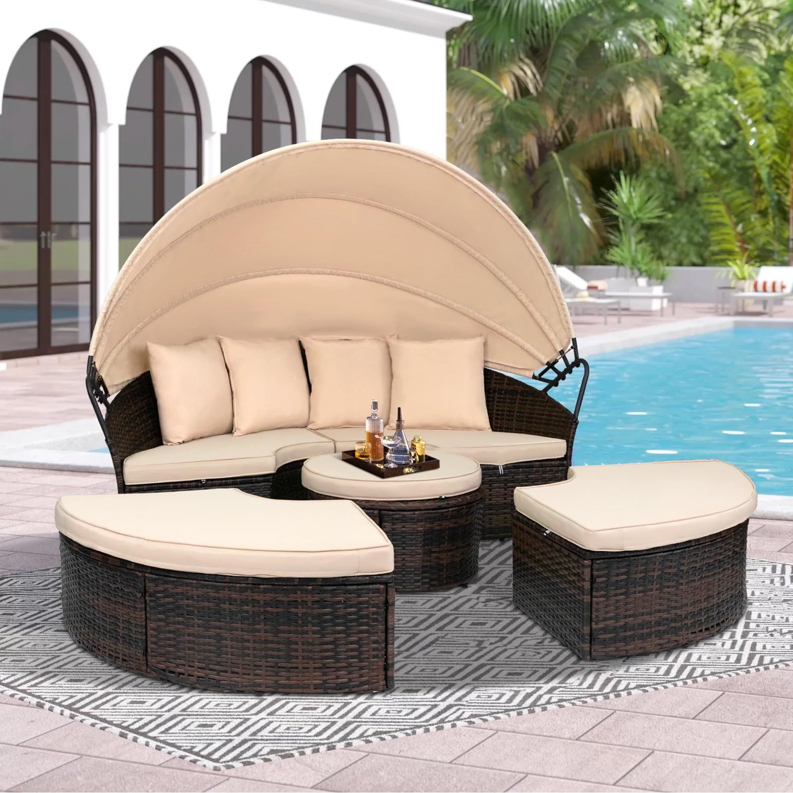 Transform Your Outdoor Space with a
Stylish Wicker Sofa Set