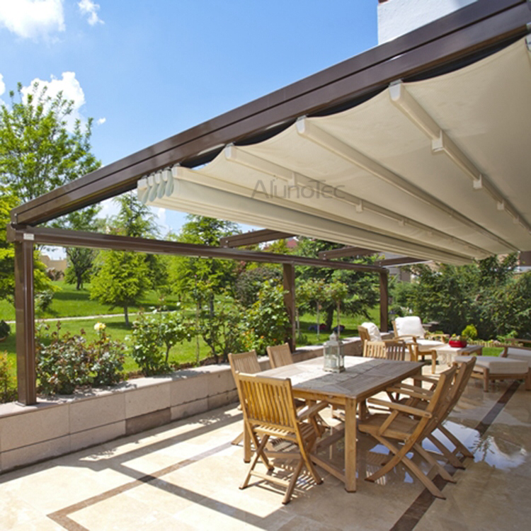 Get Shade on Demand with Motorized
Retractable Awnings