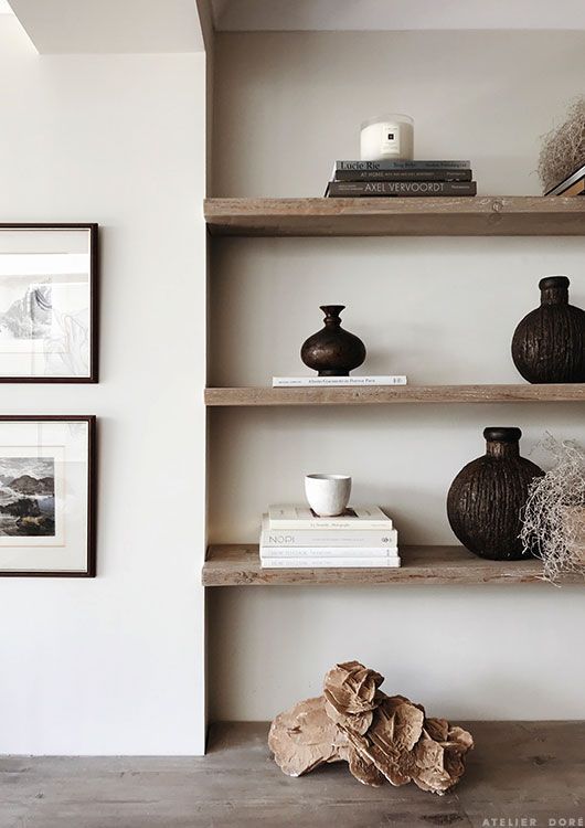 Creative Ways to Style Wooden Shelves in
Your Home