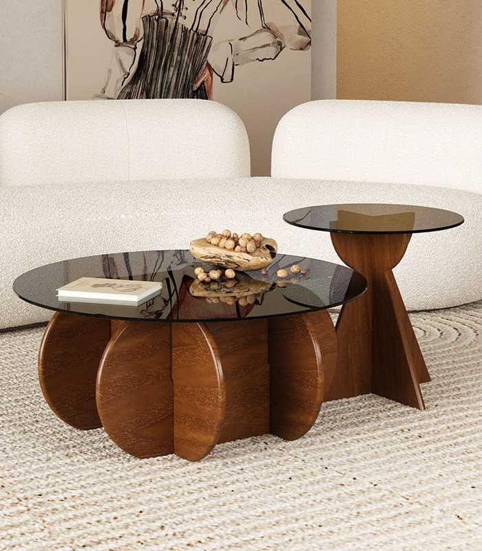 Stylish Round Glass Side Table Ideas for
Your Living Room