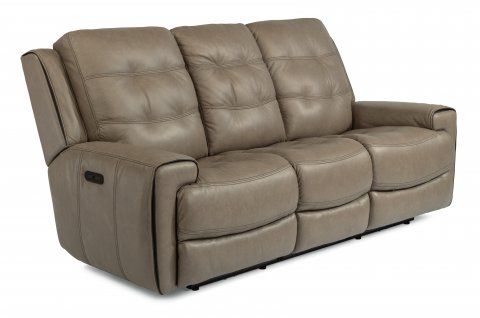 Maximizing Comfort: The Flexsteel Leather
Reclining Sofa