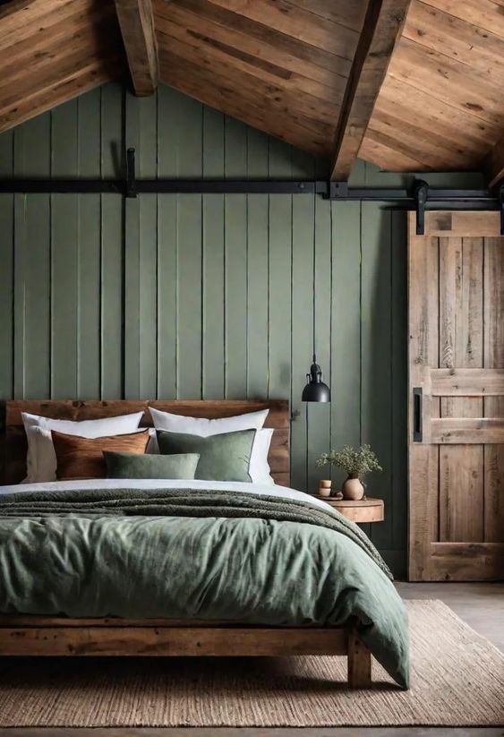 Eco-Friendly Green: Sustainable Bedroom Design Ideas