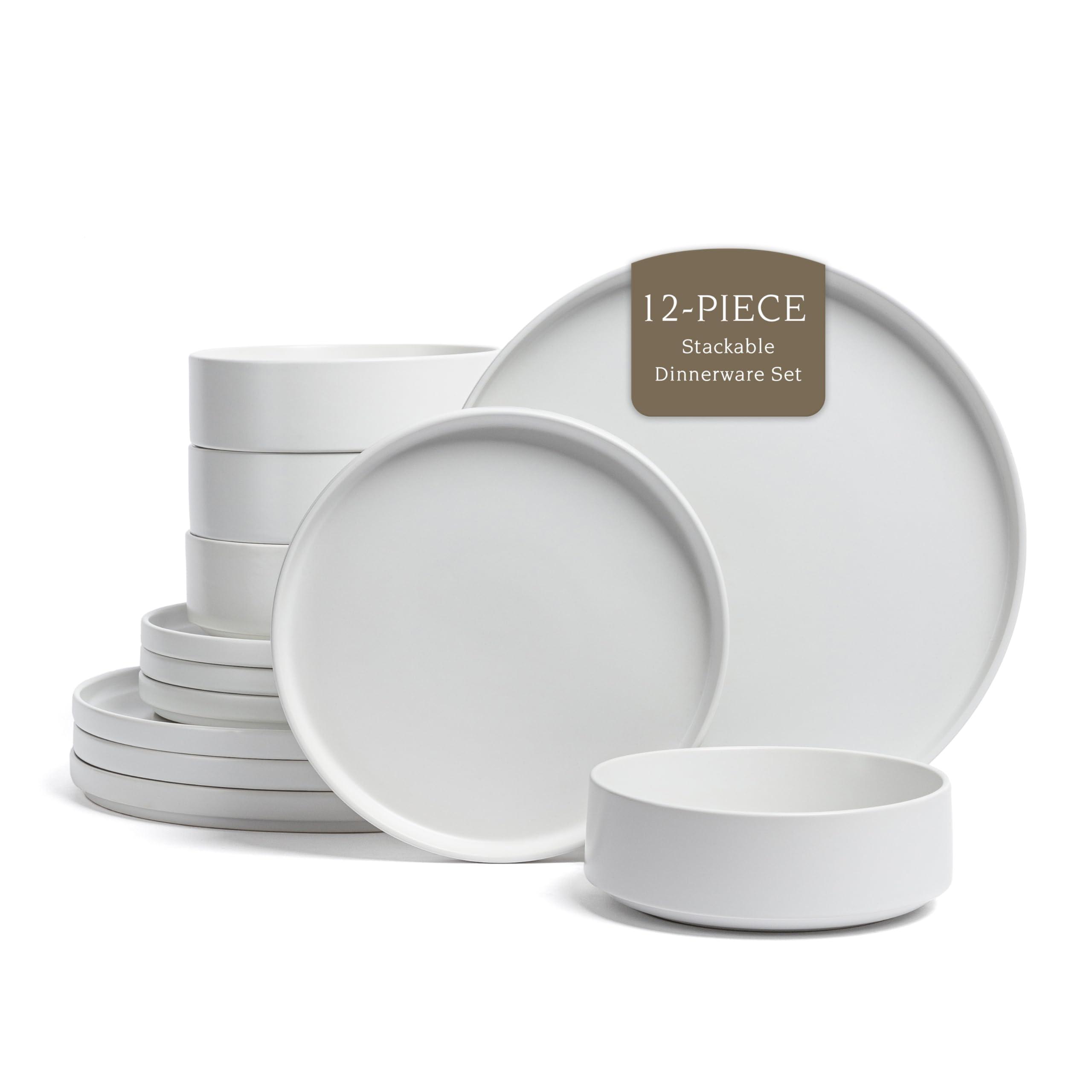 Select stackable dishes to save precious space‍ in your small kitchen