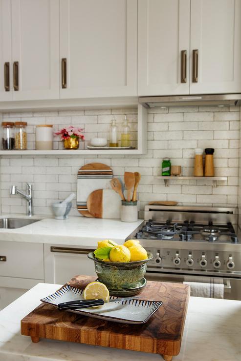 Install shelving above countertops ⁢in your small kitchen