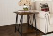 Compact Side Tables with Charging Stations for Small Spaces