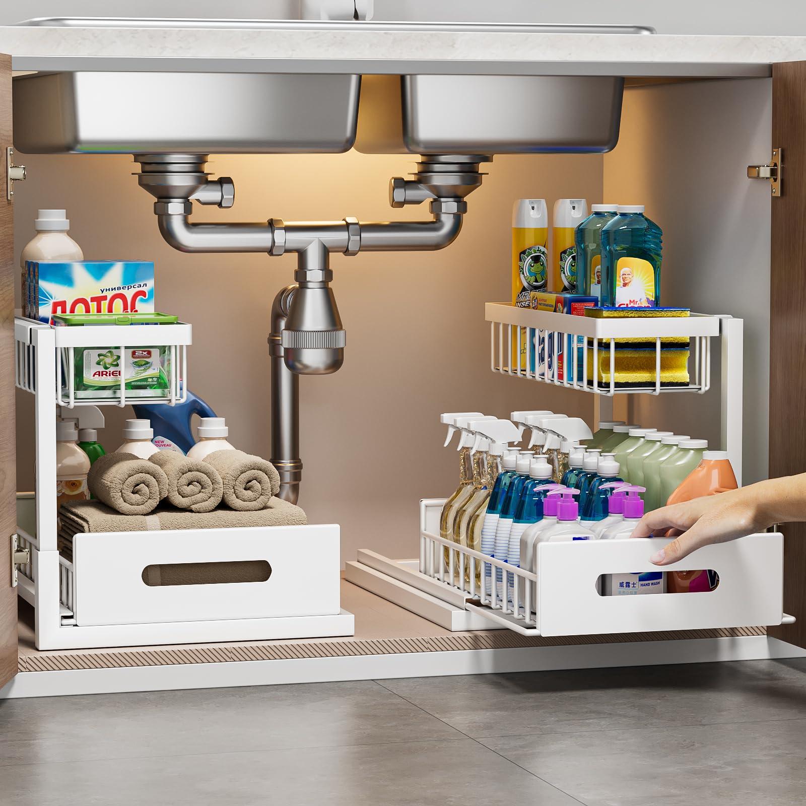 Find ‌under-sink organizers for a ​clutter-free small kitchen