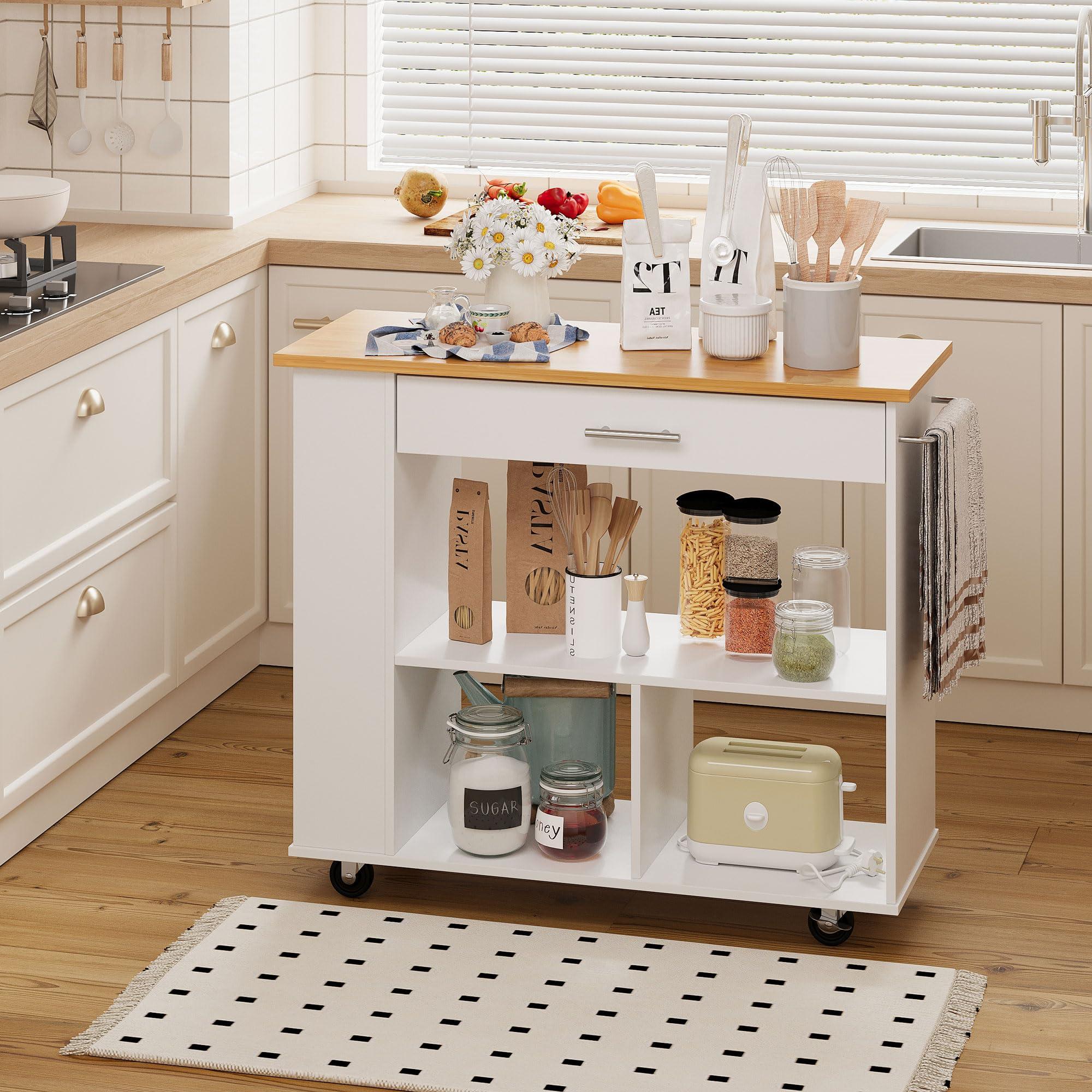 Opt‍ for ​a rolling cart for added surface in your small kitchen