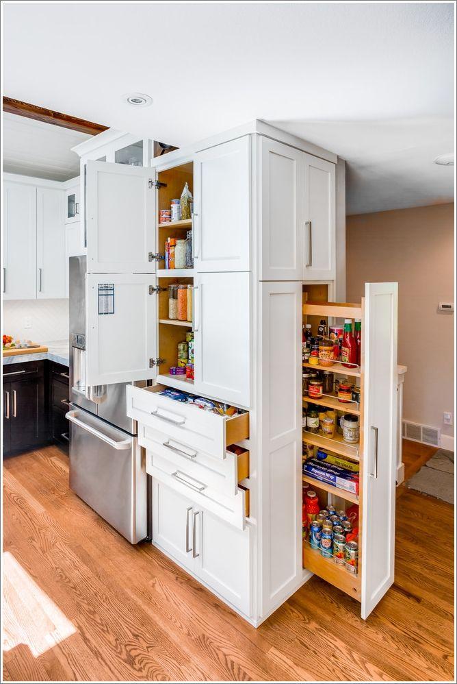 Embrace vertical storage solutions for your small kitchen essentials