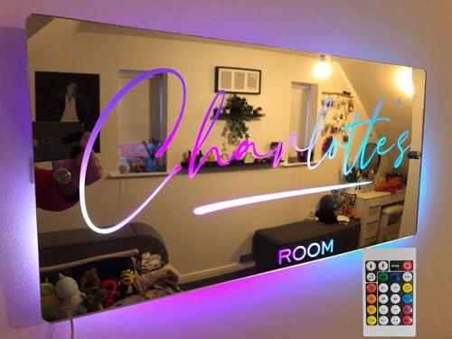 Stylish Oval LED Mirror with Adjustable Brightness ⁤& Colors