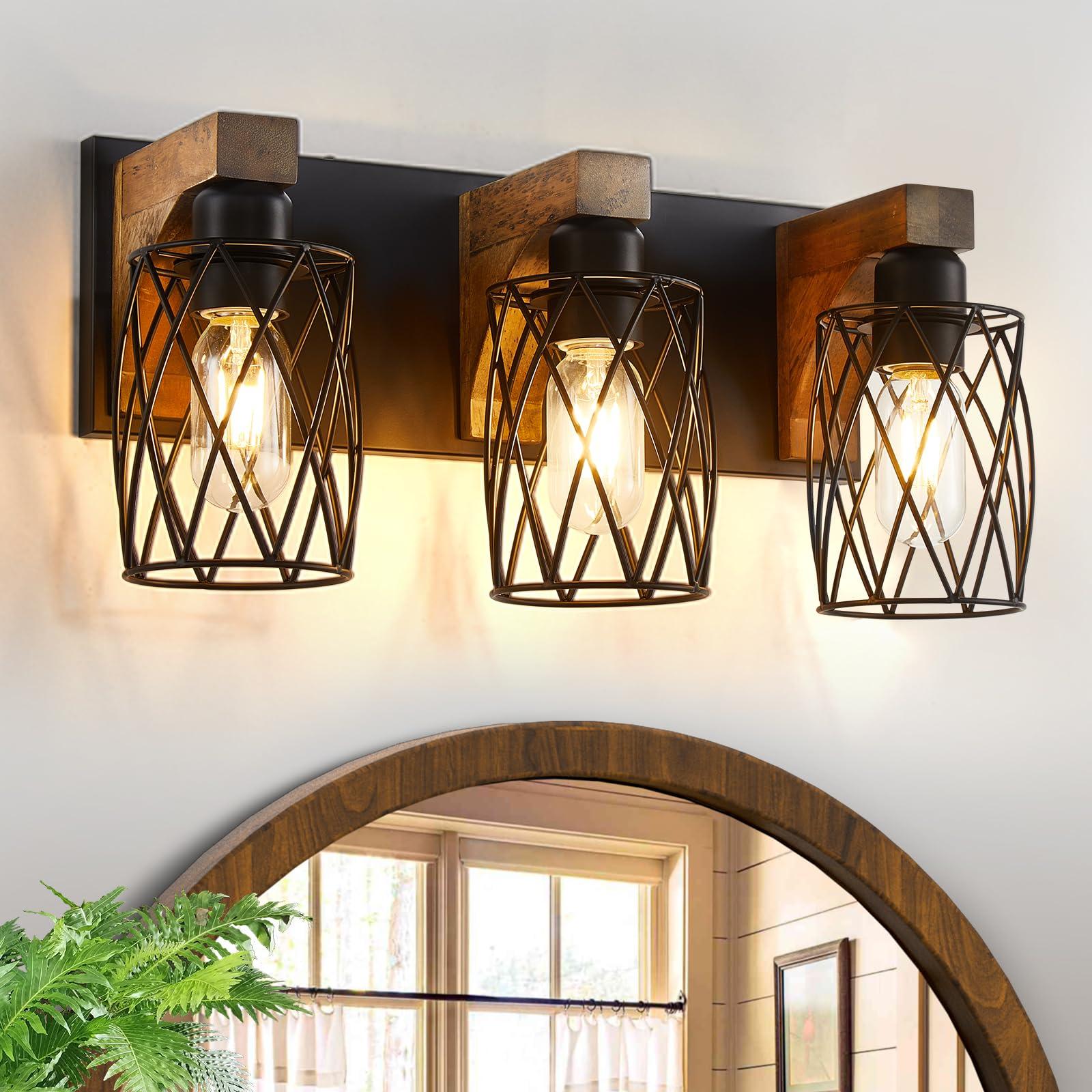 Incorporate farmhouse-style lanterns⁤ for ambient lighting in the bathroom