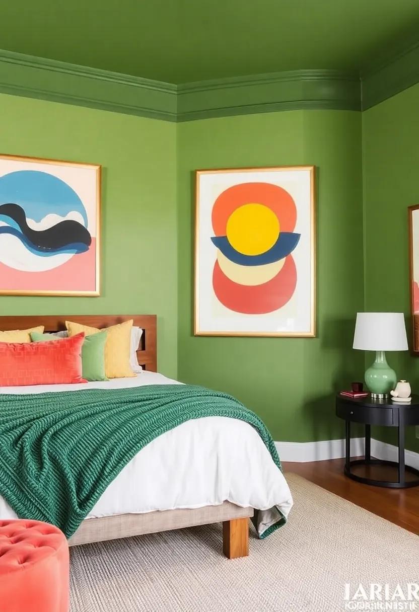 Artistic Expressions: ‍Wall Art in Bold Colors